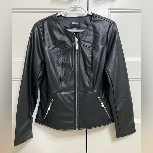 black leather jacket - Picture 2 of 4